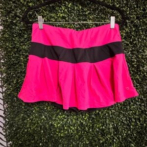 SkirtSports Vibrant Pink and Black Flare Skirt